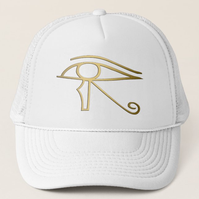 Eye of Horus Egyptian symbol Trucker Hat (Front)