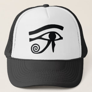 Eye of Horus Hieroglyphic Trucker Hat