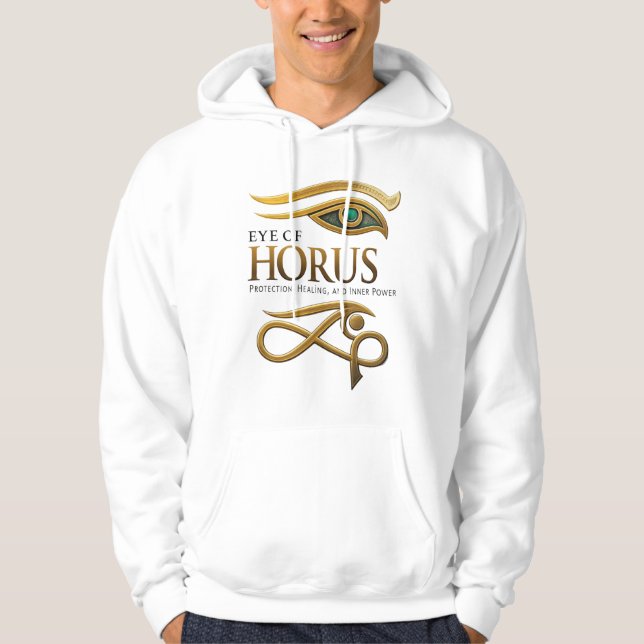 Eye of Horus Hoodie – Ancient Egyptian Symbol (Front)