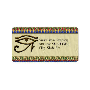 Eye of Horus Label