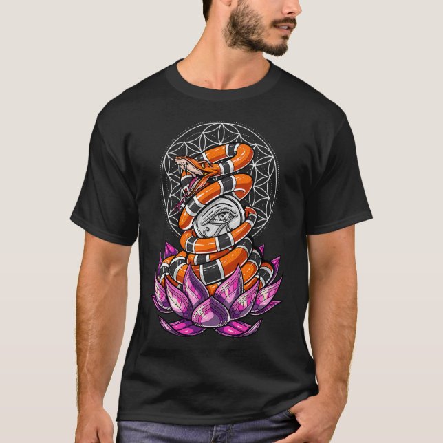 Eye Of Horus Lotus T-Shirt (Front)