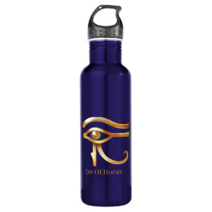 Eye Of Horus on papyrus, Egyptian hieroglyphs Stai 710 Ml Water Bottle