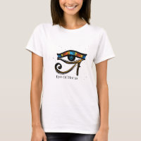 Eye Of Horus on papyrus, Egyptian hieroglyphs