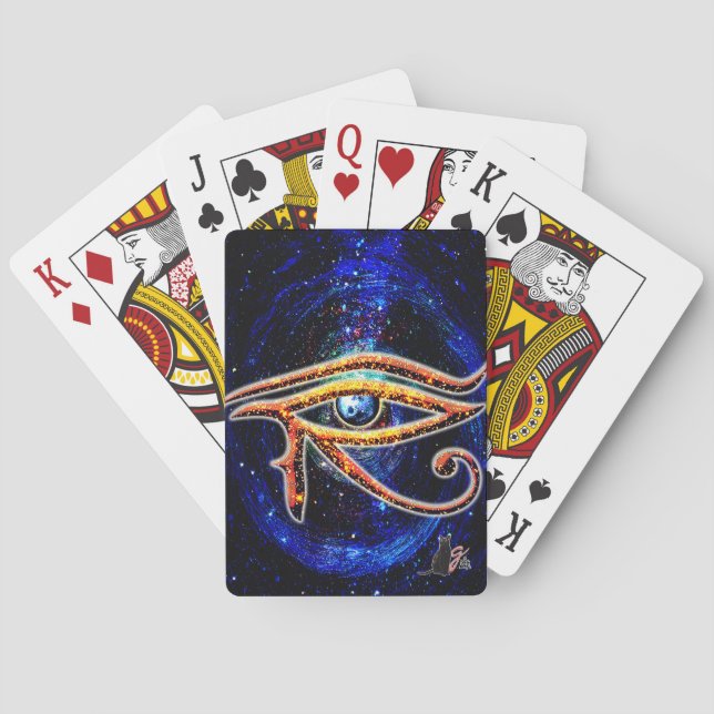 Eye Of Horus Playing Cards (Back)
