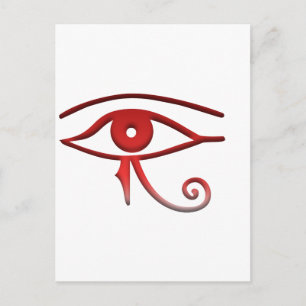 Eye of horus postcard