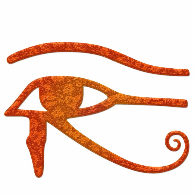 EYE OF HORUS RA Ancient Egypt Sculpted Gift Photo Sculpture Magnet (Front)