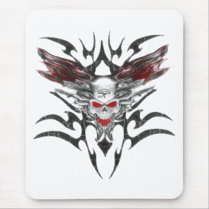 eye of horus skull-tran mouse mat