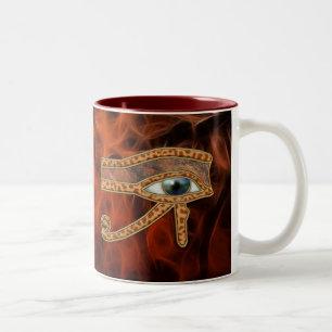 Eye of Horus Wadjet Egyptian Art Mug