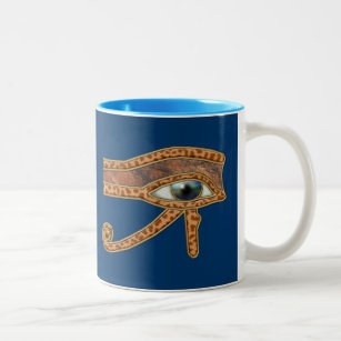 Eye of Horus Wadjet Egyptian Art Mug