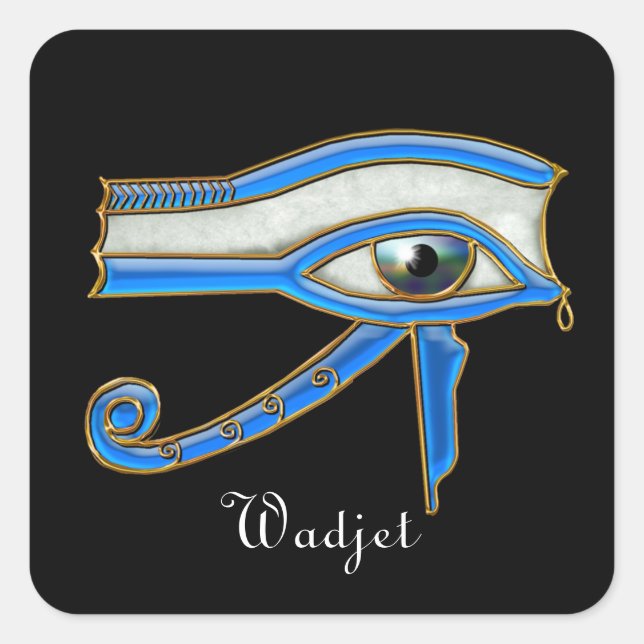 EYE OF HORUS Wadjet Egyptian Art Stickers (Front)
