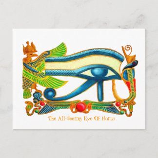 Eye of Horus Watching Over You postcard