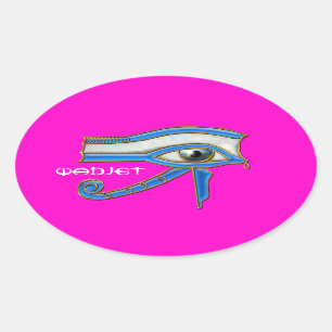 EYE OF HORUS Wedjit Wadjet Egyptian Art Stickers