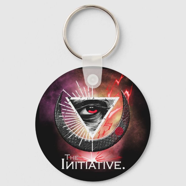 Eye Of Initiative Cosmic Basic  Key Ring (Front)