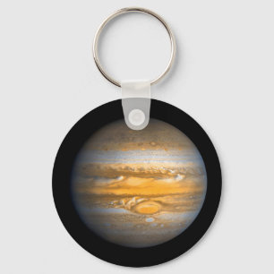 Eye of Jupiter Planet from Outer Space Key Ring