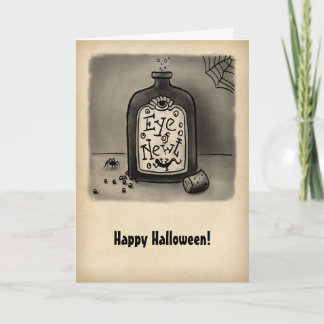 Eye of Newt Halloween Card