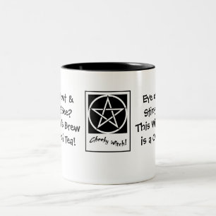 Eye of Newt & Sting of Bee? Witch's Brew... Two-Tone Coffee Mug
