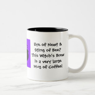 Eye of Newt.. Witch's Brew... Coffee Two-Tone Coffee Mug