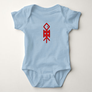 Eye of Odin Viking Bindrune  Baby Bodysuit