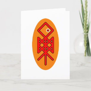 Eye of Odin Viking Bindrune Greeting Card