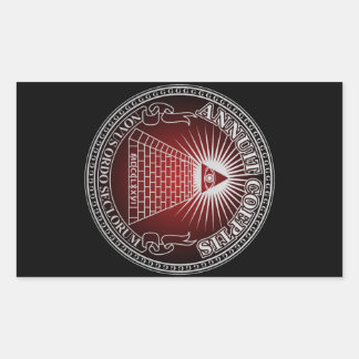 Eye of Providence 4 Rectangular Sticker