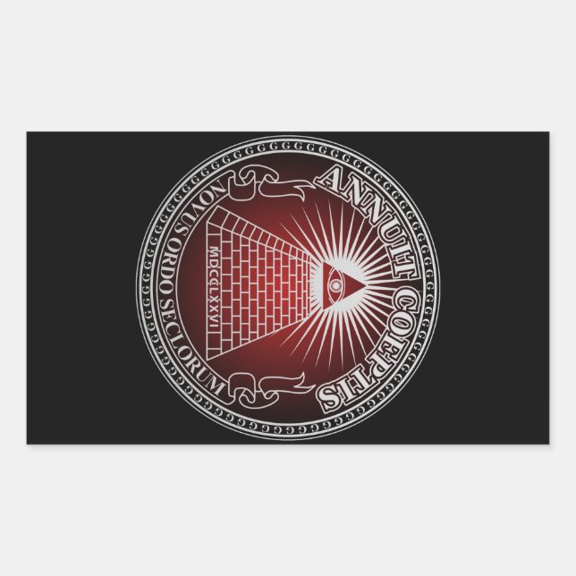 Eye of Providence 4 Rectangular Sticker (Front)
