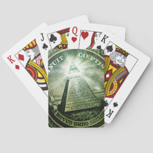 "Eye of Providence" Money Pyramid Playing Cards