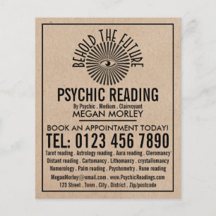 Eye of Providence, Psychic Reading Advertising Flyer