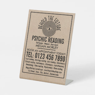 Eye of Providence, Psychic Reading Advertising Pedestal Sign