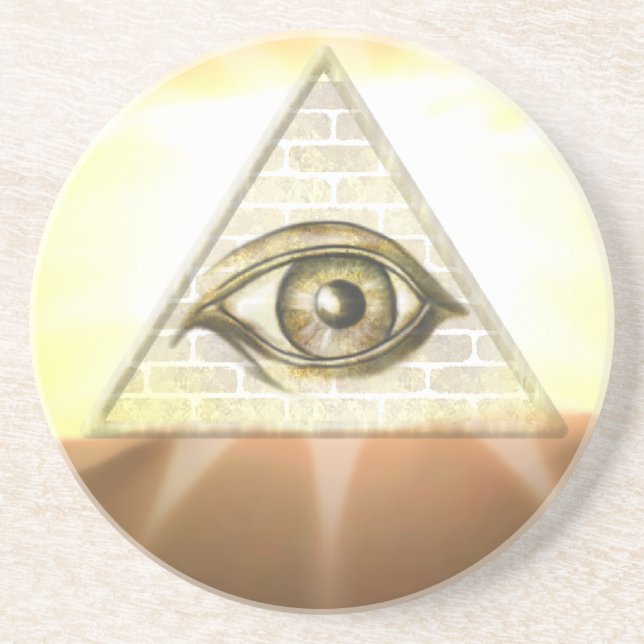 Eye of Providence Sunburst Coaster (Front)