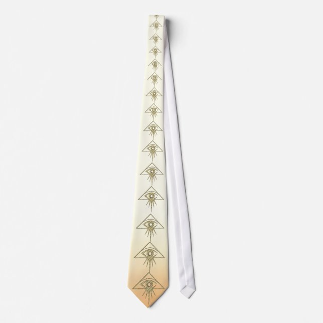 Eye of Providence Sunburst Tie (Front)