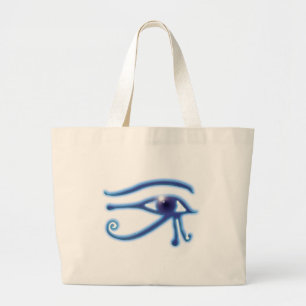 Eye of Ra Ancient Egyptian Wadjet Symbol Large Tote Bag