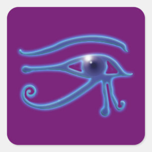 Eye of Ra Ancient Egyptian Wadjet Symbol Square Sticker
