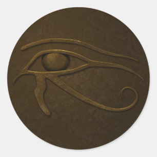 Eye of Ra Classic Round Sticker