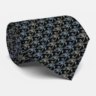 Eye Of Ra Horus Tie Armani Grey On Black