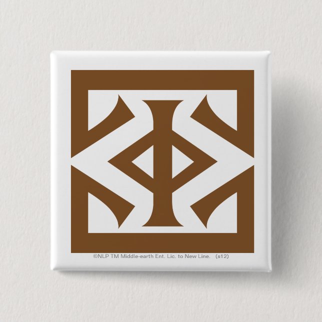 Eye of Sauron 15 Cm Square Badge (Front)