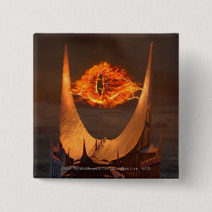 Eye of Sauron tower 15 Cm Square Badge