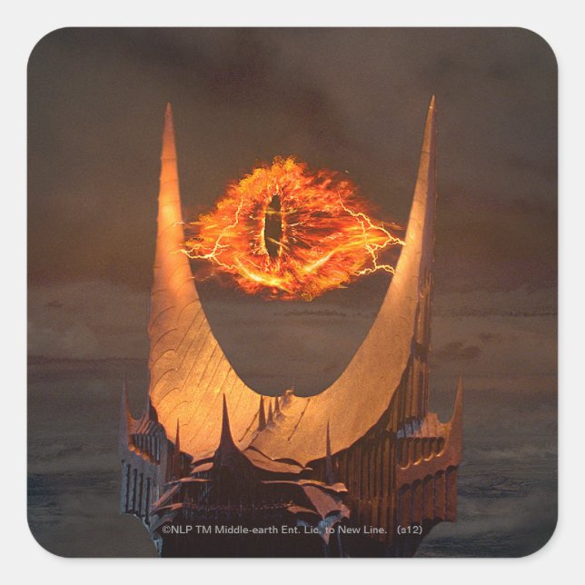 Eye of Sauron tower Square Sticker (Front)