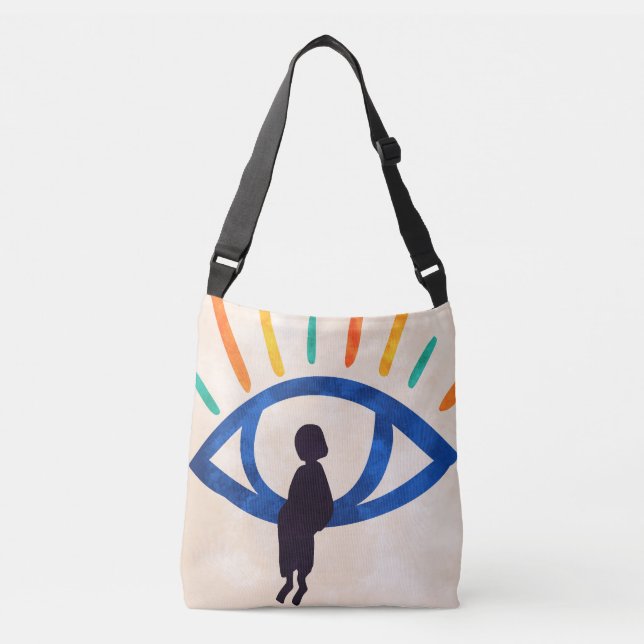 Eye of Silence Crossbody Bag (Front)