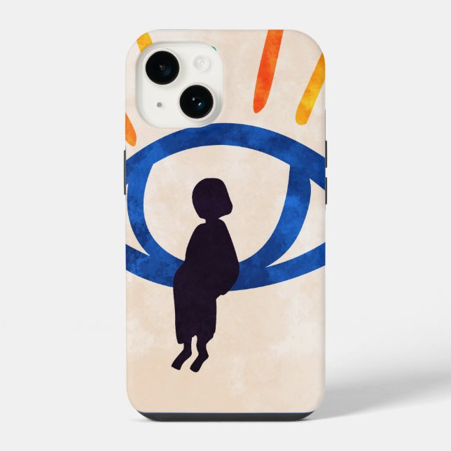 Eye of Silence iPhone Case (Back)