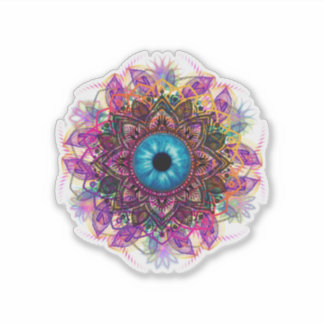 Eye of the Beholder Mandala - Sticker