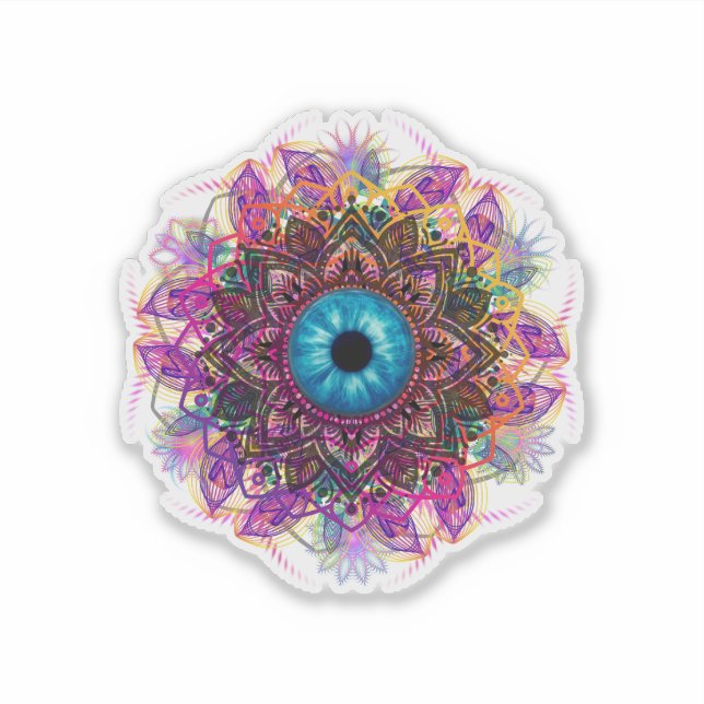 Eye of the Beholder Mandala - Sticker (Front)