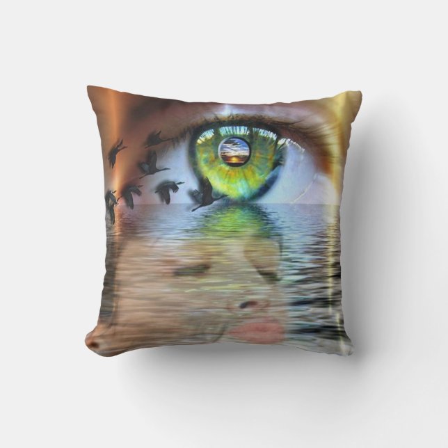 Eye of the beholder PIllow (Front)