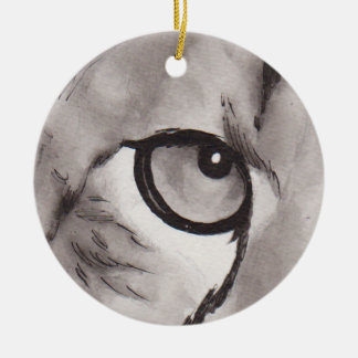 Eye of the Cheetah – Gaze Collection Ceramic Tree Decoration