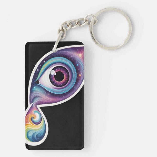 Eye of the Cosmos Acrylic Keychain (Back)