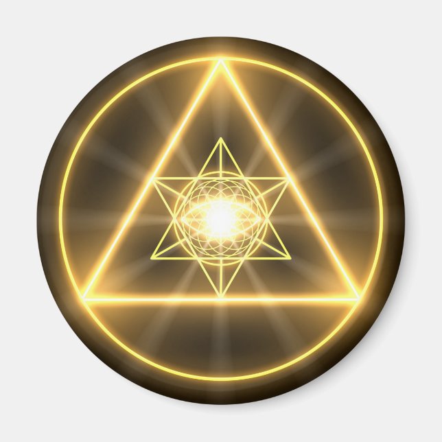 Eye of the Divine Round Magnet (Front)