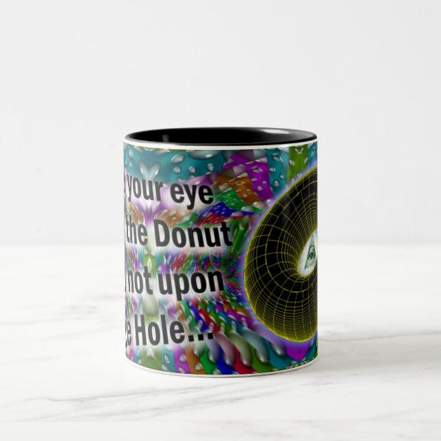 Eye of the Doughnut Coffee Cup (Center)