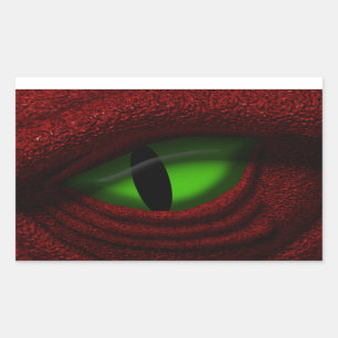 Eye of the Dragon Rectangular Sticker
