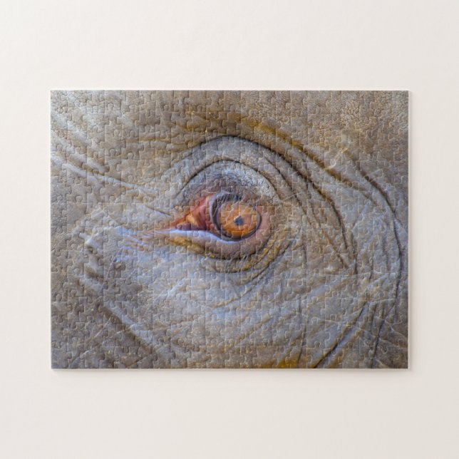 Eye of the Elephant. Jigsaw Puzzle (Horizontal)