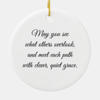 Eye of the Fox – Gaze Collection Ceramic Tree Decoration