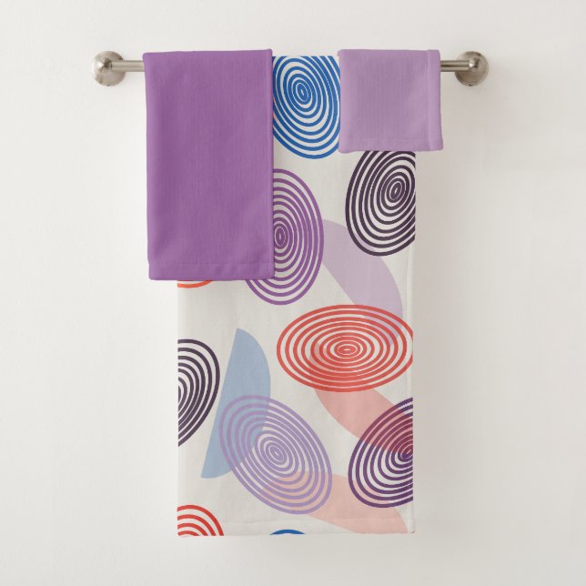Eye of the Storm  Bath Towel Set (Insitu)